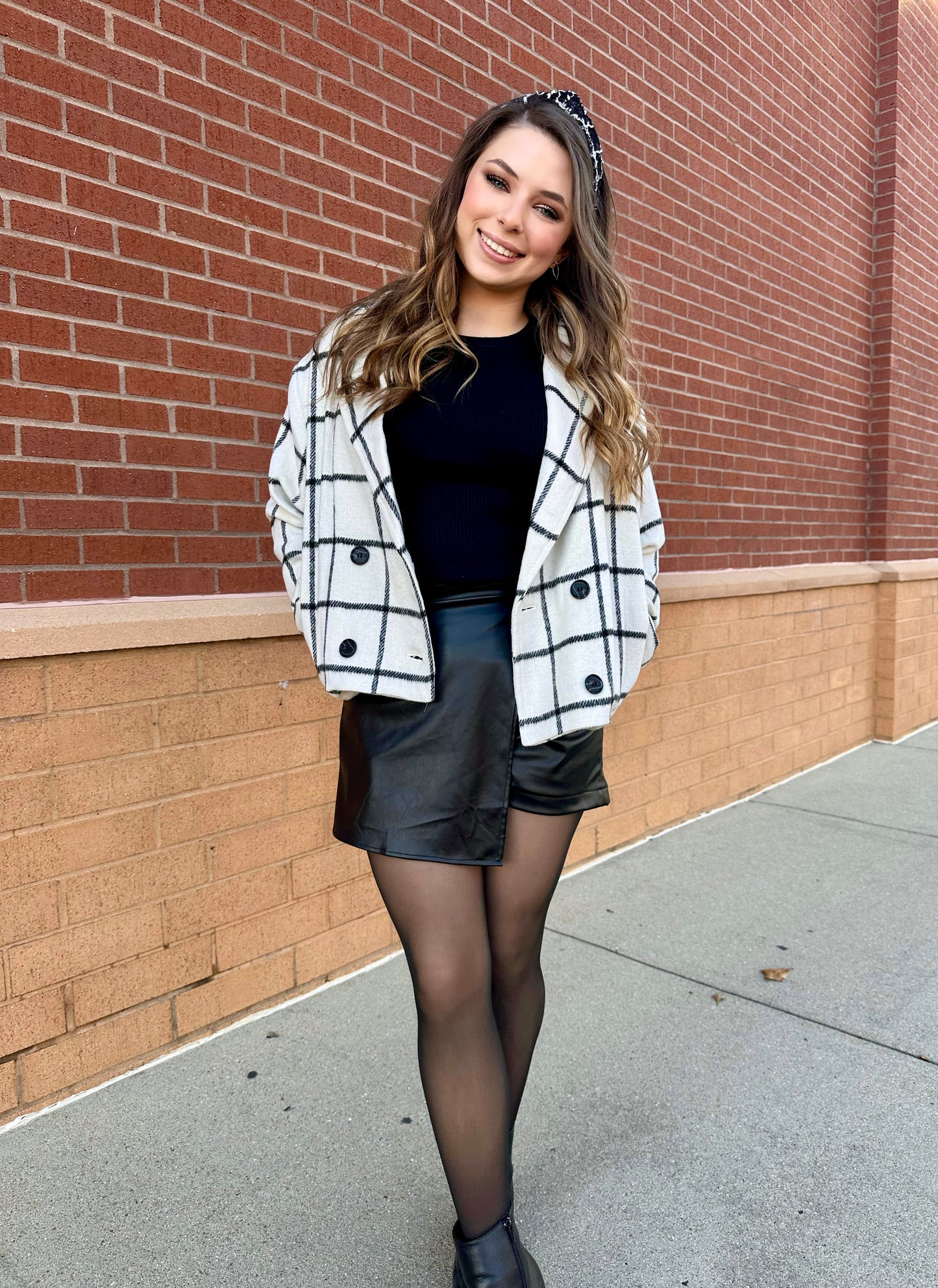Alexa Plaid Jacket