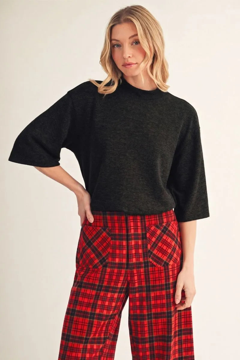 Saddie Mock Neck