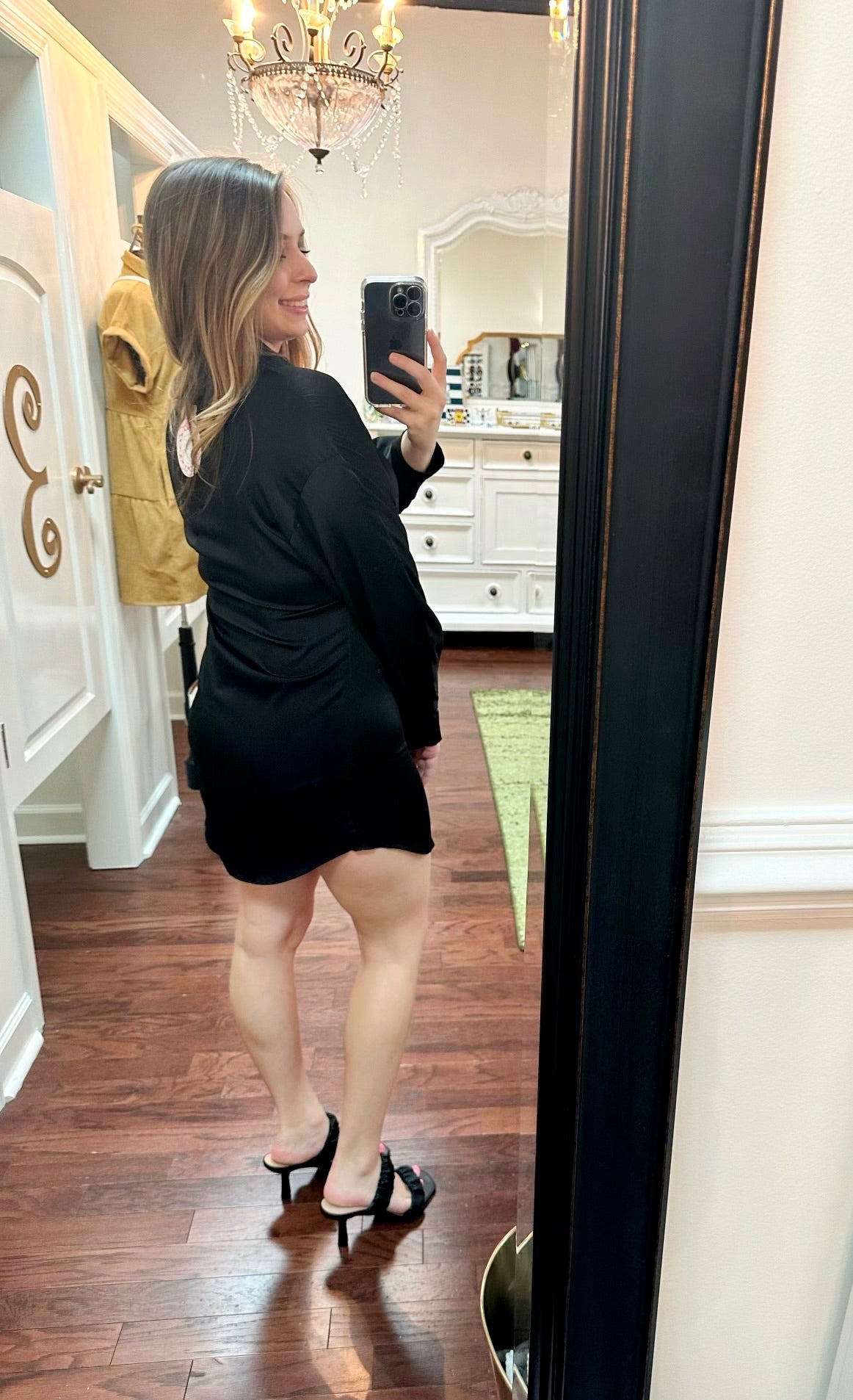 Satin Collar Dress