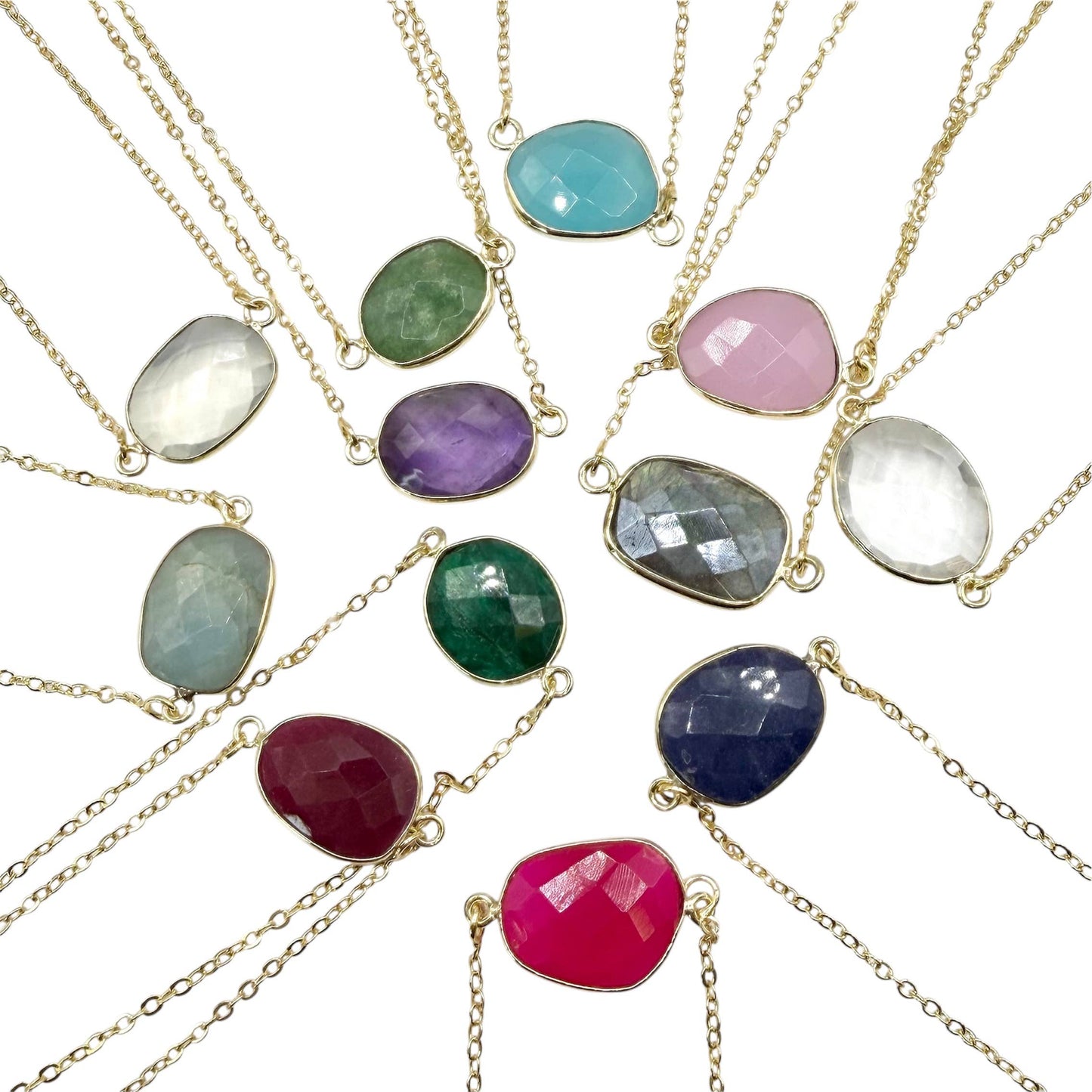 Gina Gemstone Necklace 