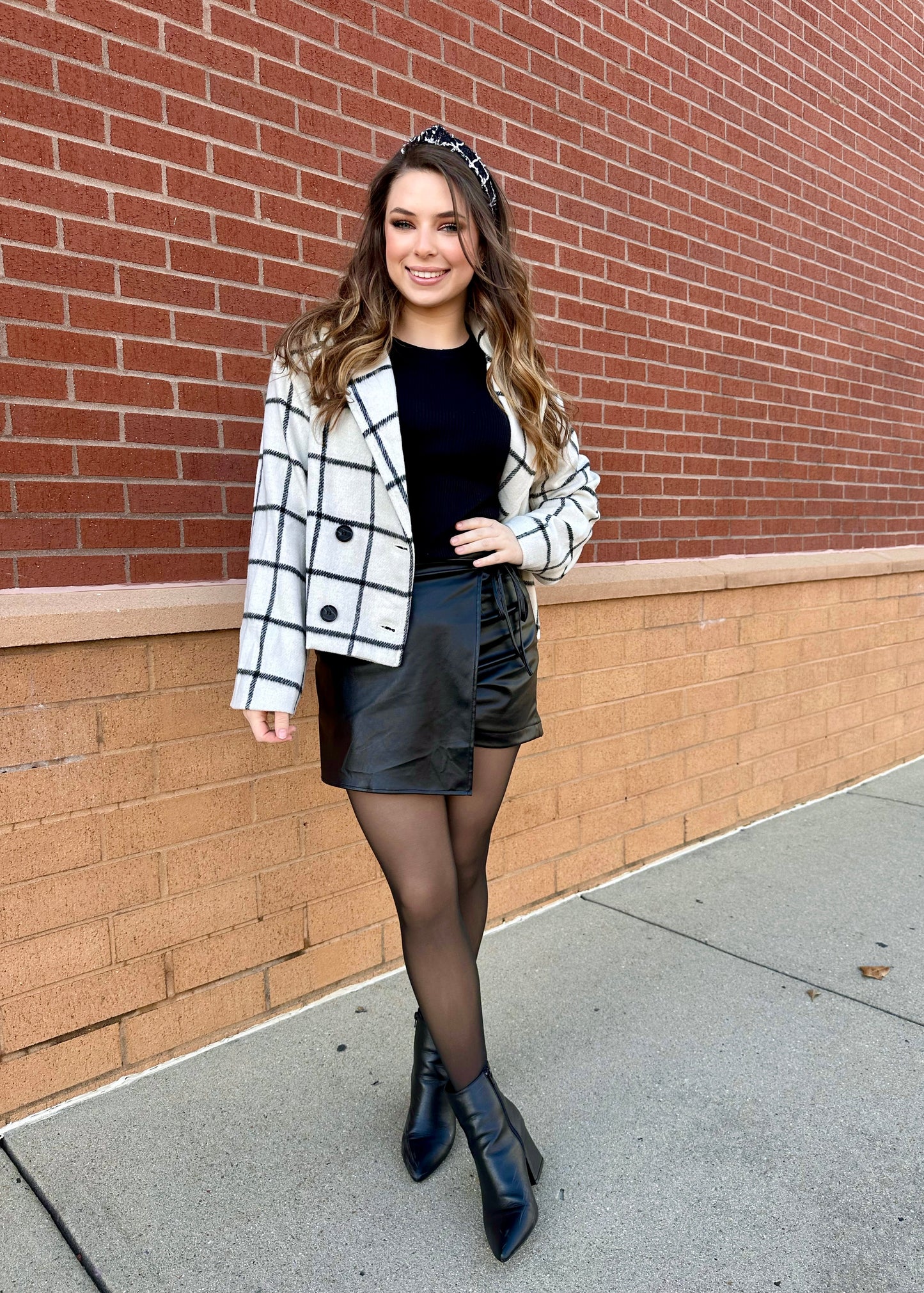 Alexa Plaid Jacket