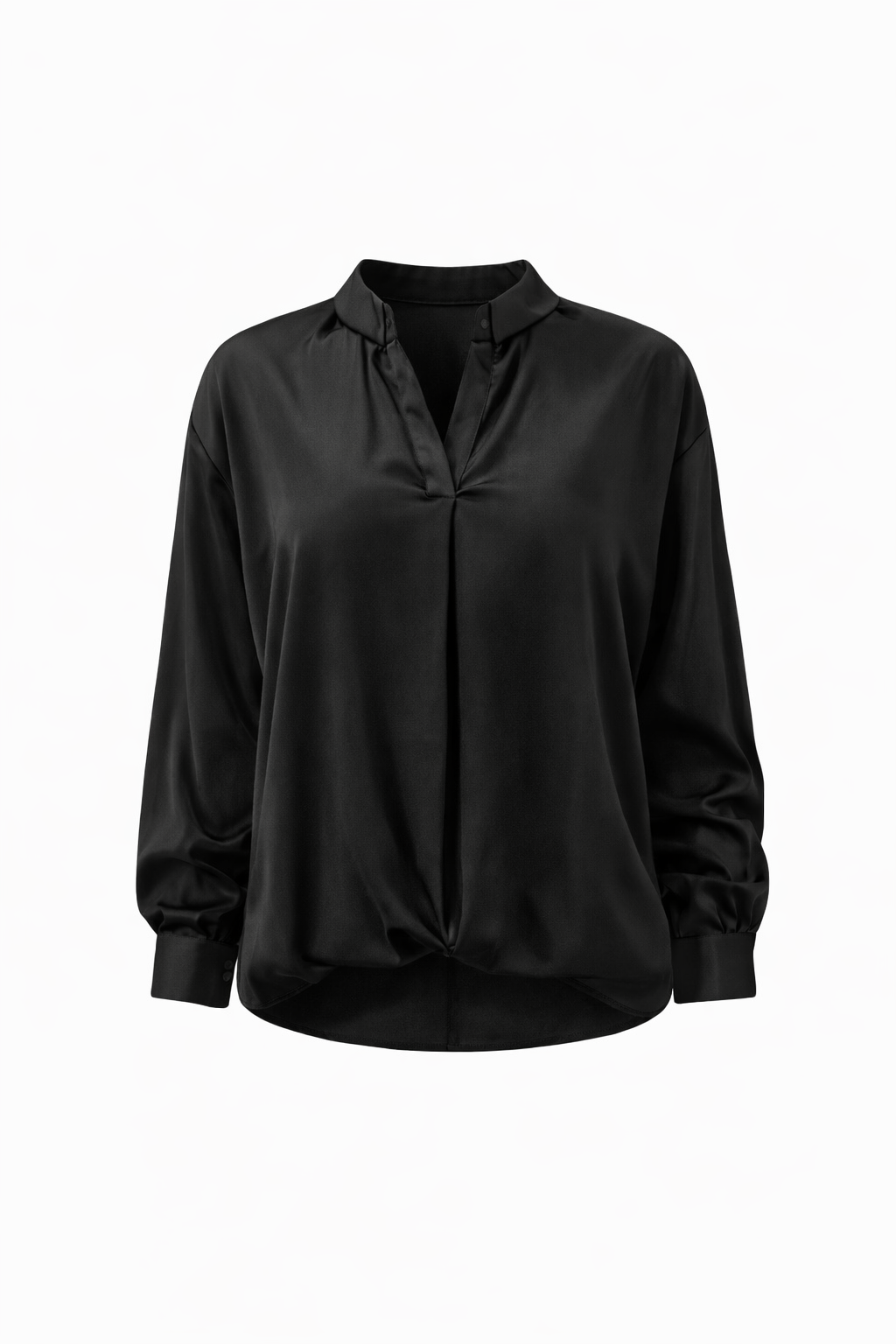 Tab Collar Blouse Top