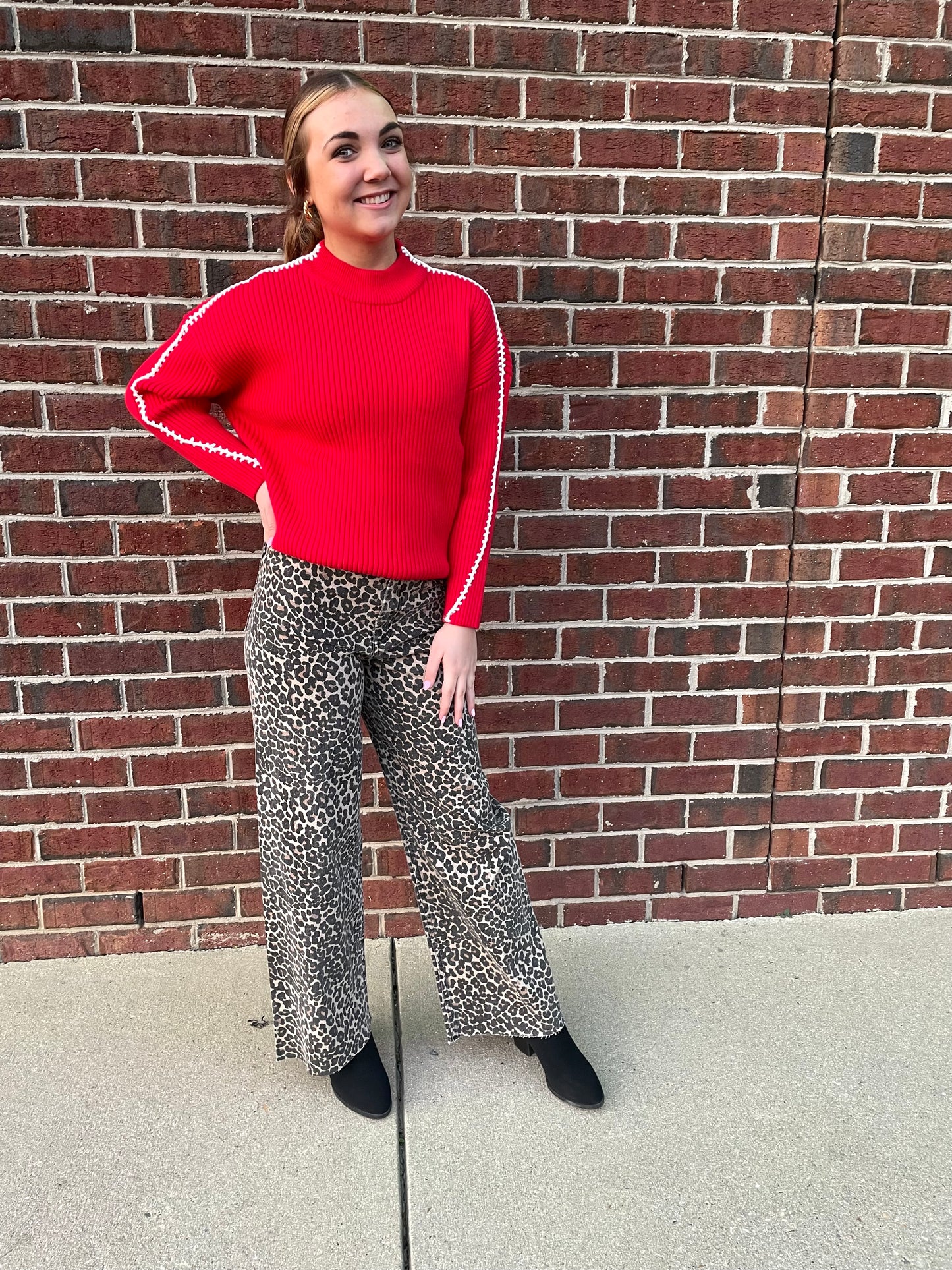 Camellia Leopard Pants