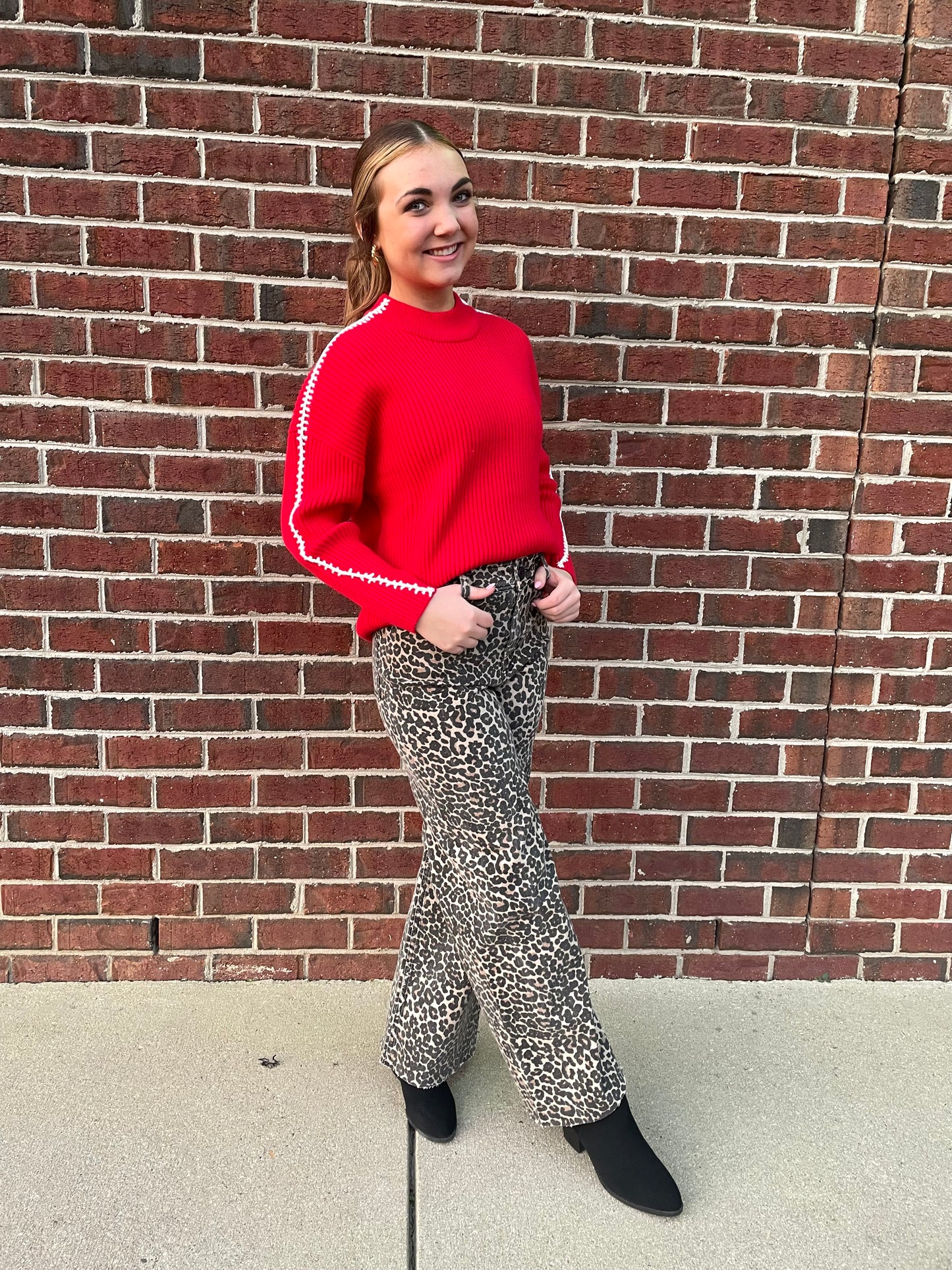 Camellia Leopard Pants