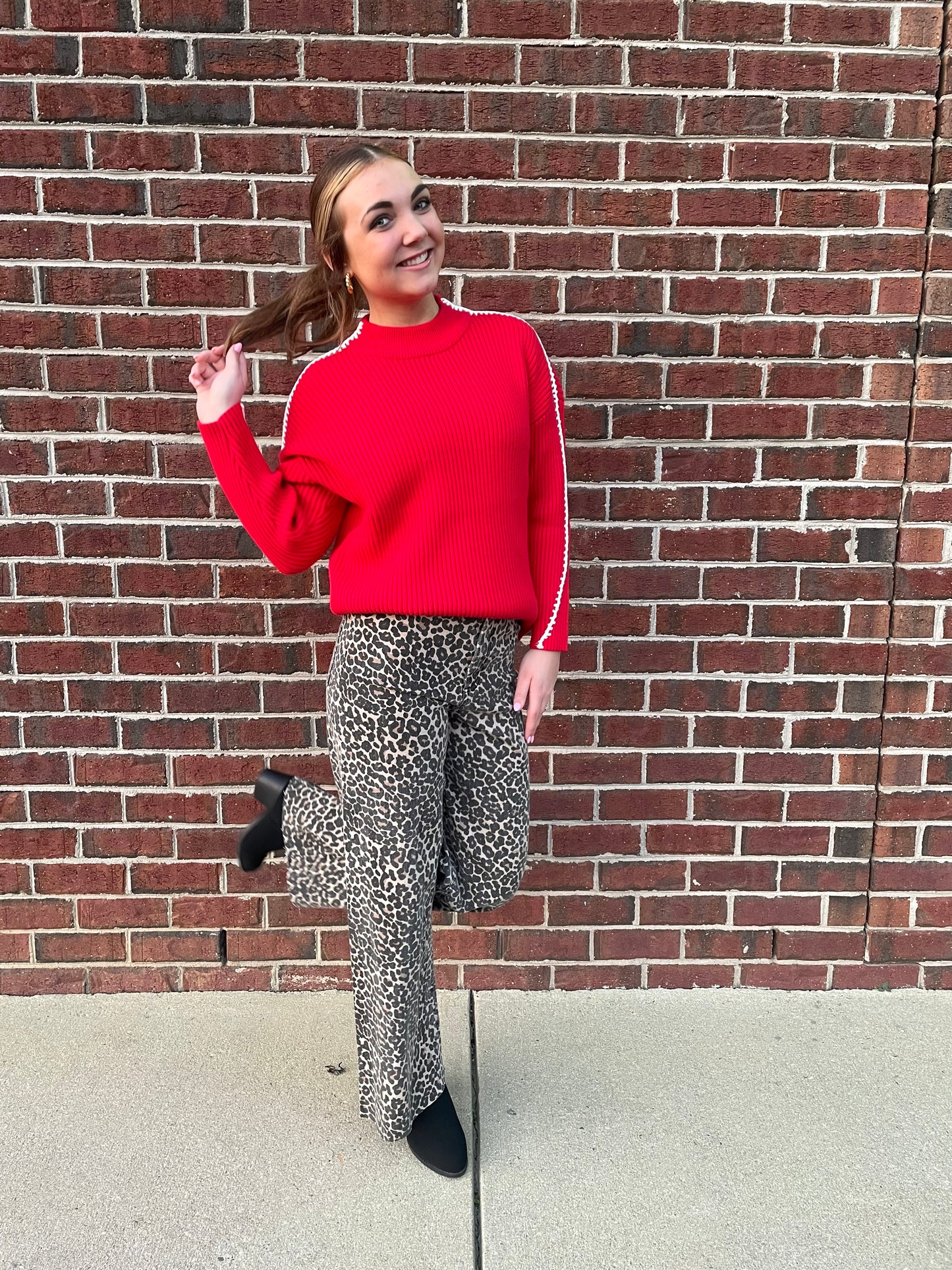 Camellia Leopard Pants