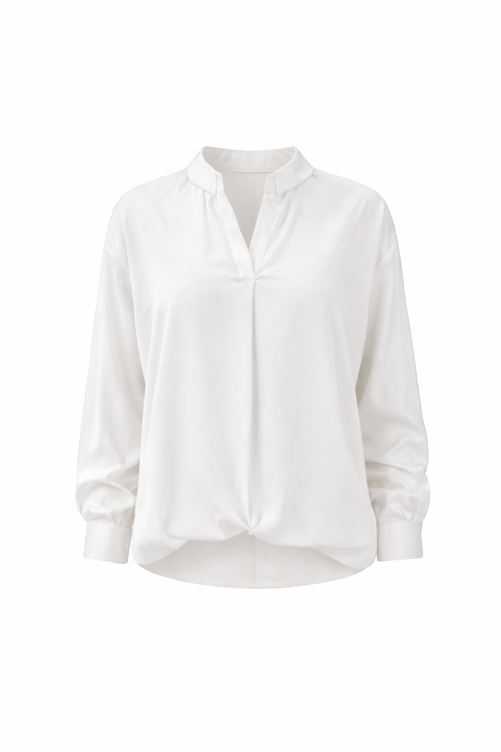 Tab Collar Blouse Top