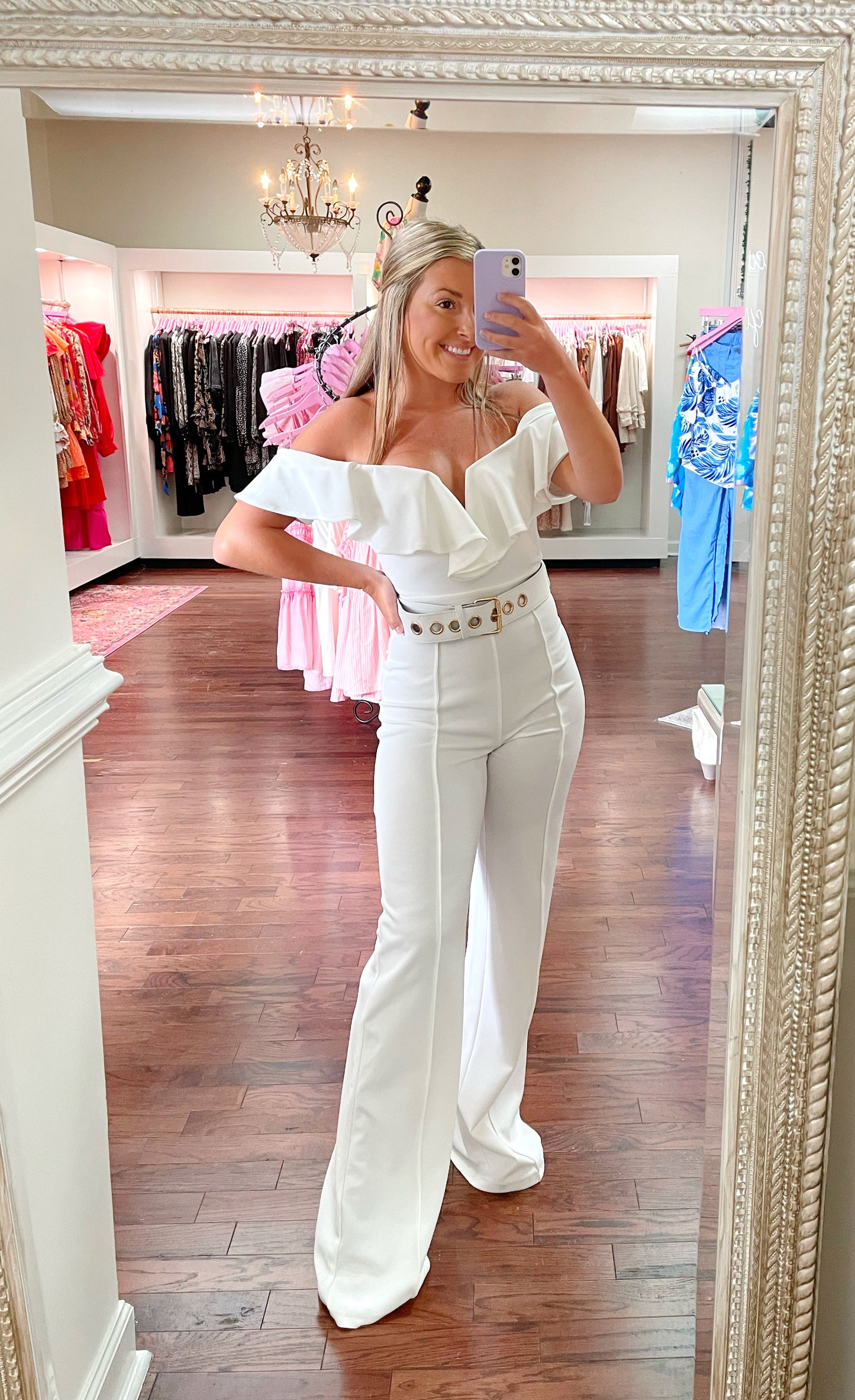 Ruffle Detailed Jumpsuit