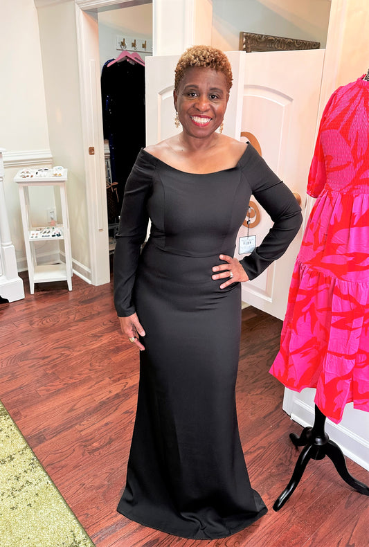 Long Fitted Formal Dress
