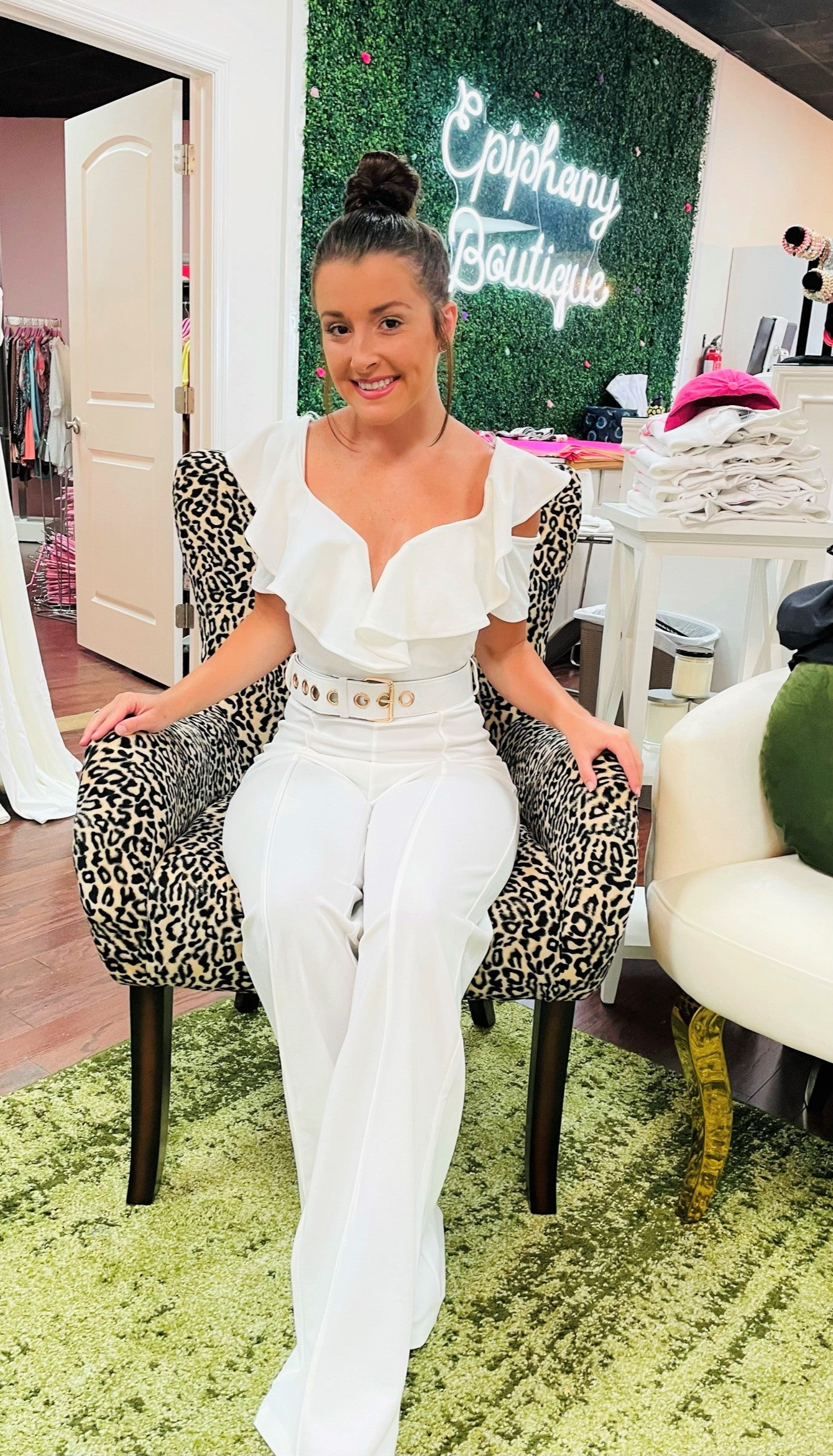 Ruffle Detailed Jumpsuit