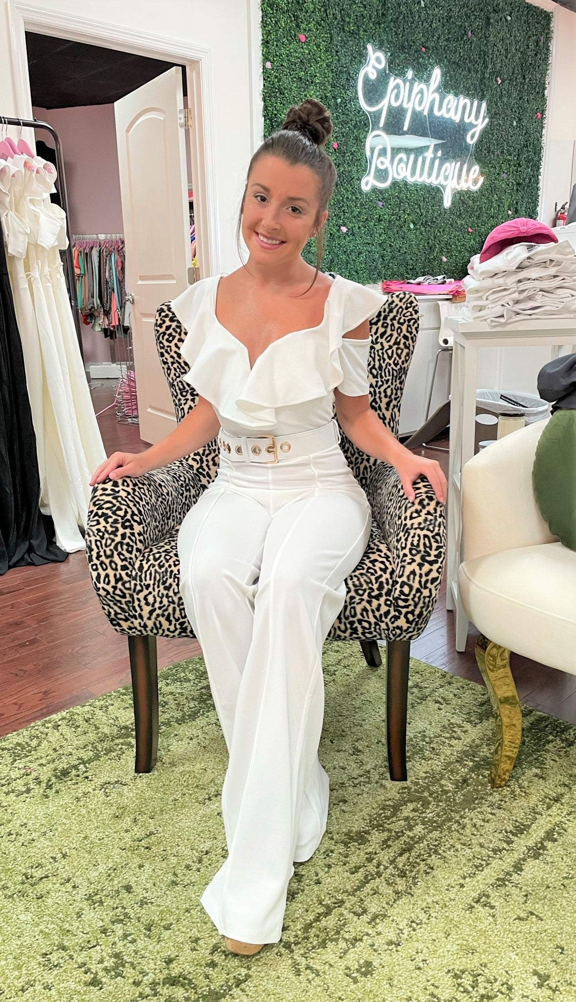 Ruffle Detailed Jumpsuit