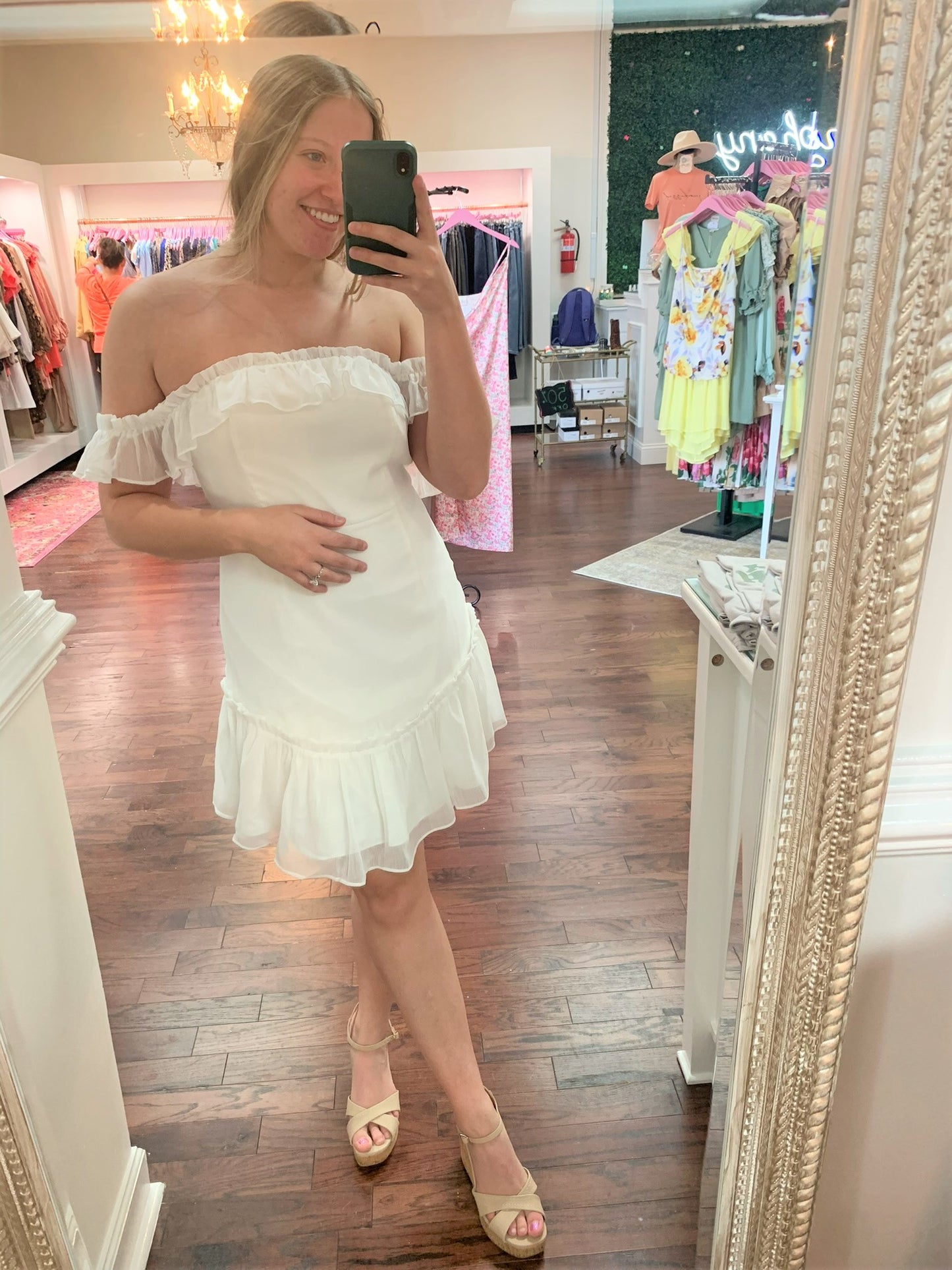 Emmy Off The Shoulder Mini Dress
