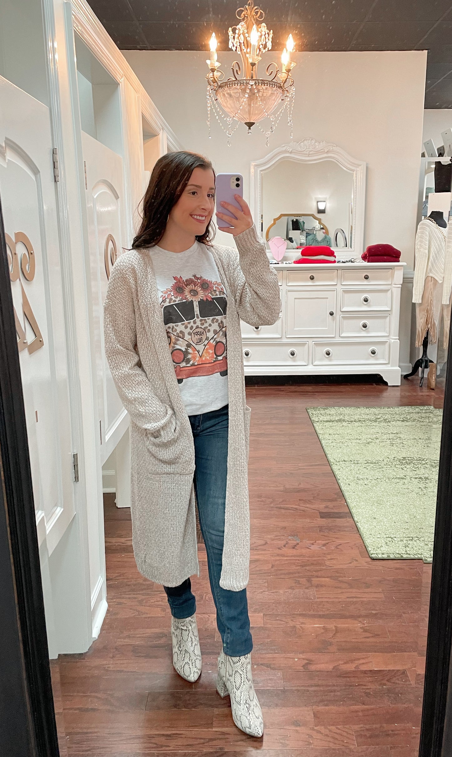 Textured Cardigan