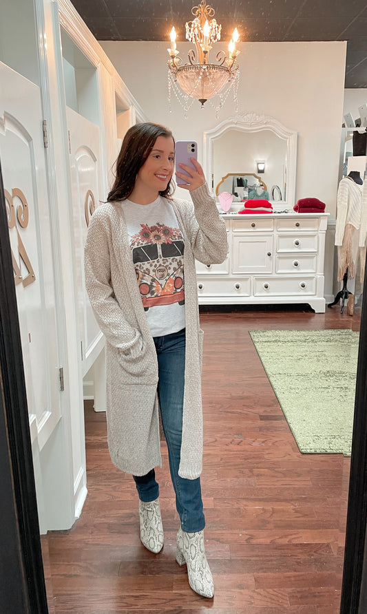 Textured Cardigan