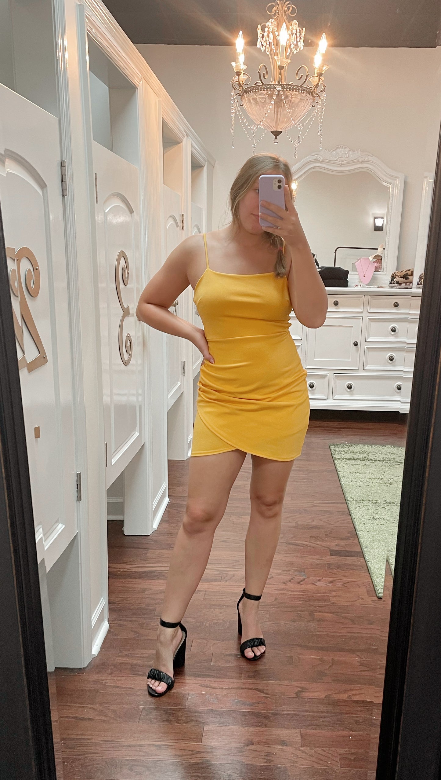 Strappy Back Detail Sleeveless Bodycon Mini Dress