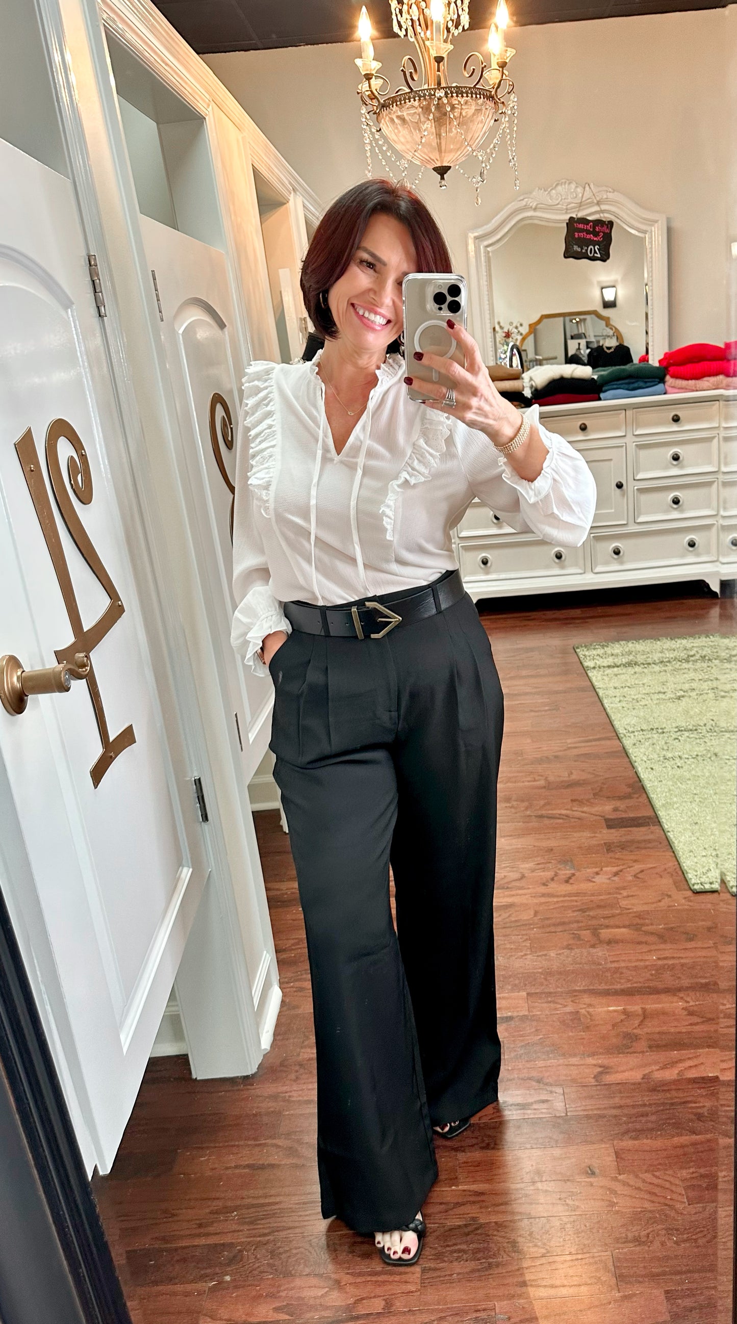 Diamond Pointed Buckle Belts